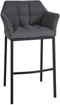 Bar stool Damaso felt cover with four-legged frame