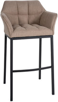 Bar stool Damaso felt cover with four-legged frame