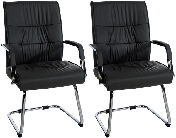 Set of 2 visitor chairs Sievert