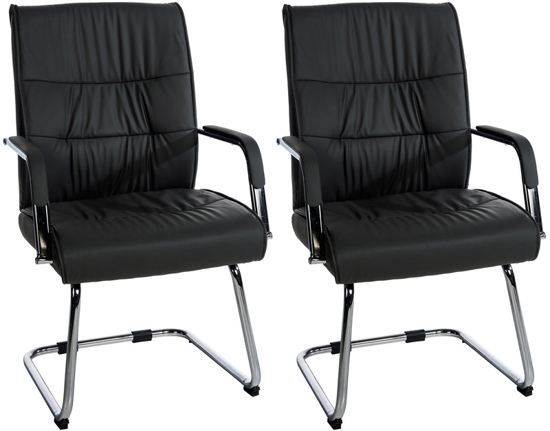 Set of 2 visitor chairs Sievert