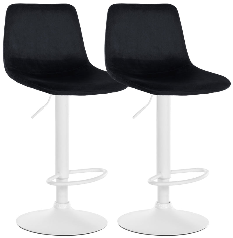 2er Set Barhocker Divo Samt