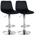 Set of 2 bar stools Divo velvet