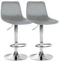 Set of 2 bar stools Divo velvet