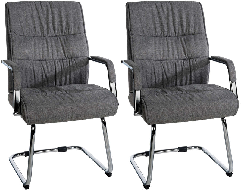 Set of 2 Sievert fabric visitor chairs