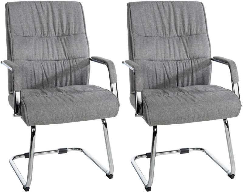 Set of 2 Sievert fabric visitor chairs