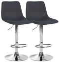 Set of 2 bar stools Divo fabric