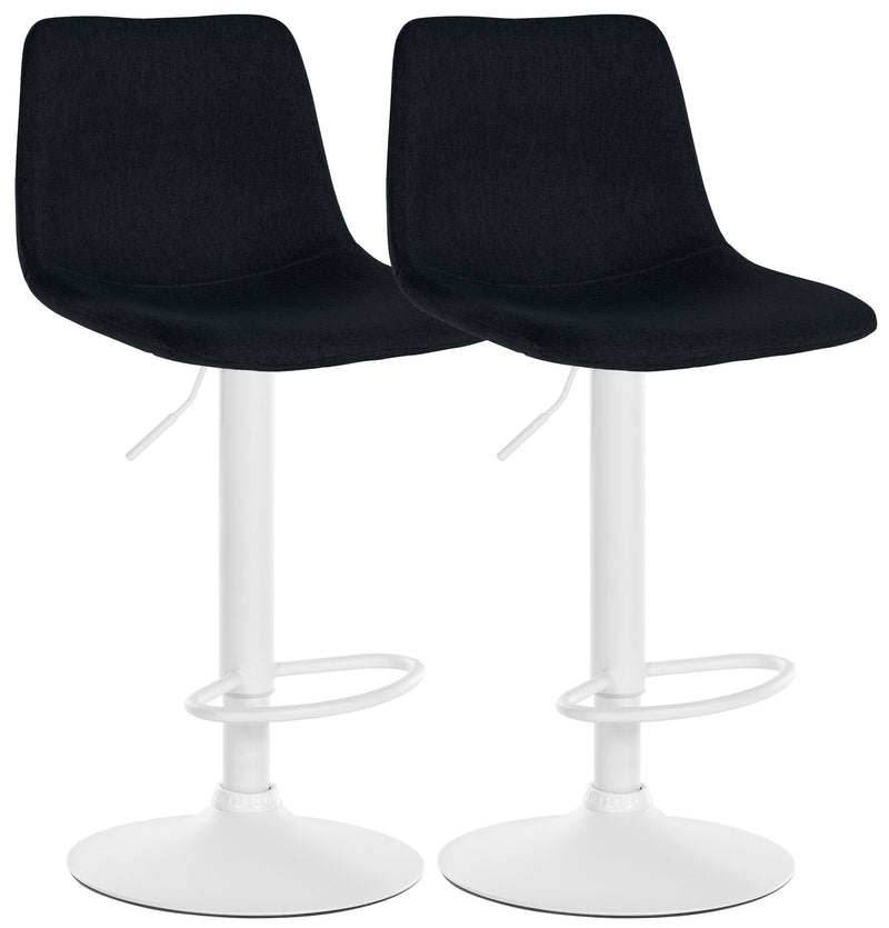 Set of 2 bar stools Divo fabric