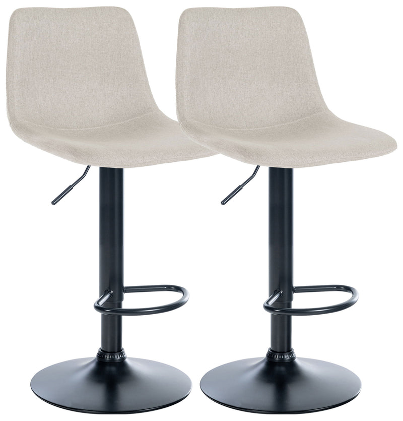 Set of 2 bar stools Divo fabric