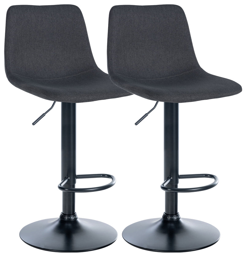 Set of 2 bar stools Divo fabric