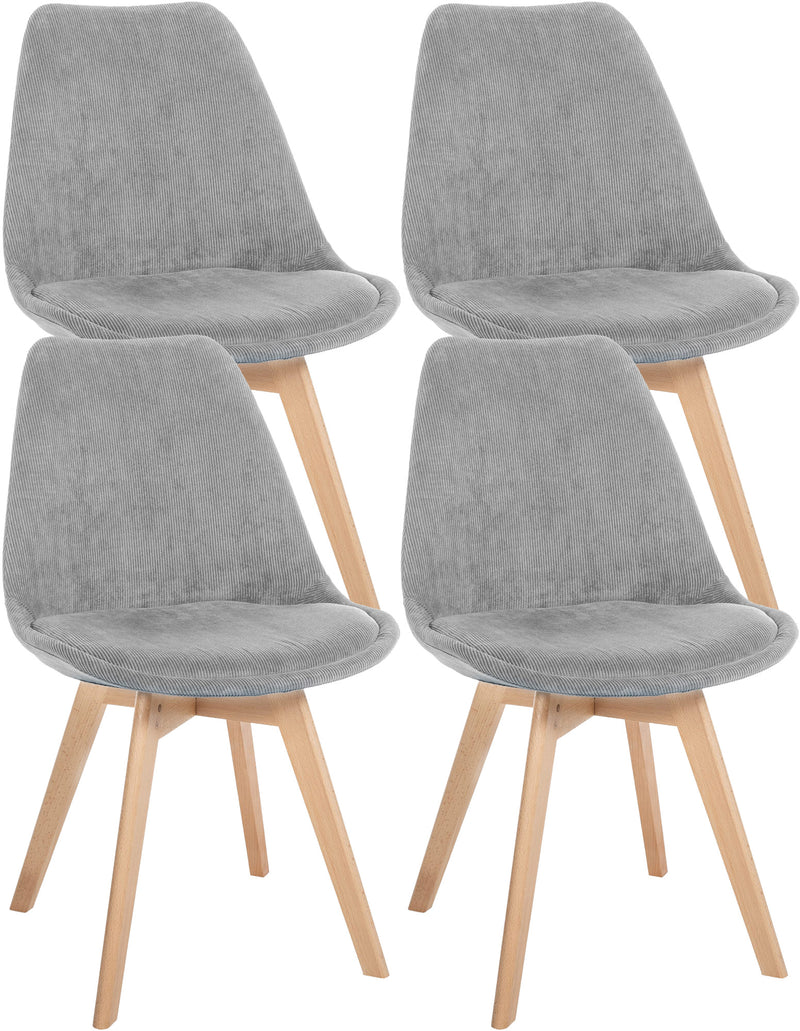 Set van 4 Linares eetkamerstoelen