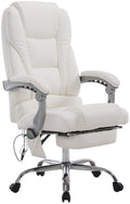 Pacific office chair with massage function faux leather