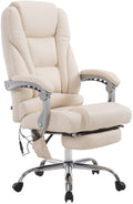 Pacific office chair with massage function faux leather