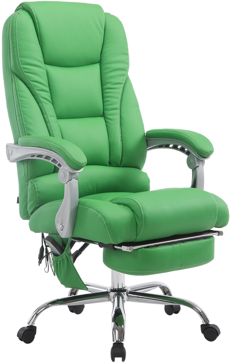 Pacific office chair with massage function faux leather