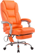 Pacific office chair with massage function faux leather