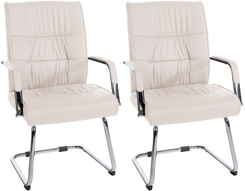 Set of 2 visitor chairs Sievert