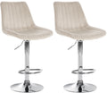 Set of 2 bar stools Toni velvet