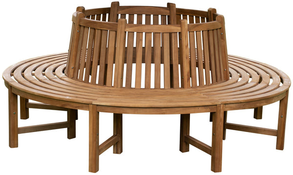 Nila teak tree bench with 360 degree backrest