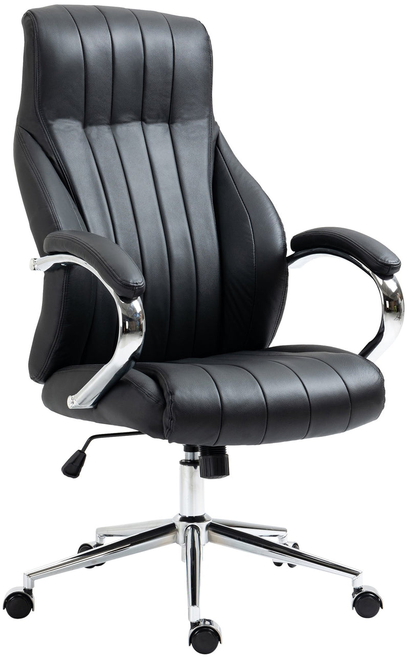 Wigan real leather office chair