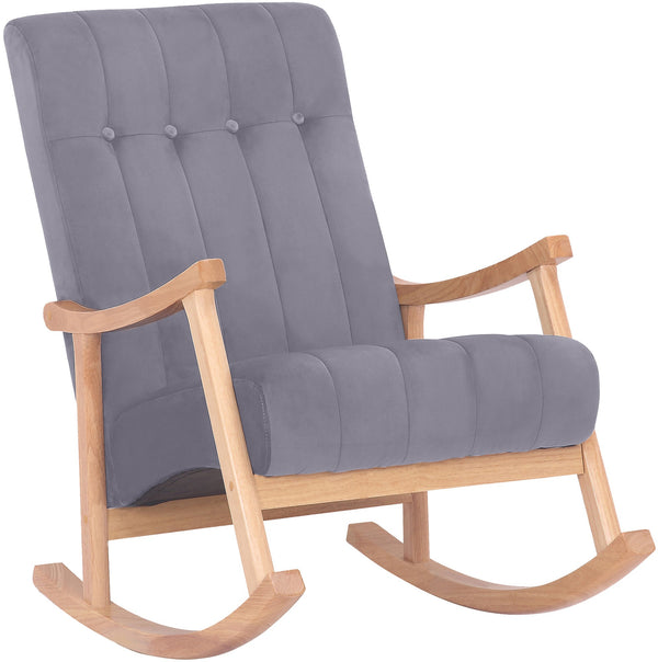 Saltillo velvet rocking chair