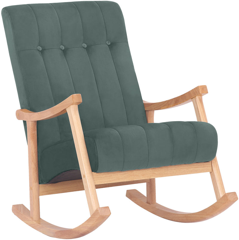 Saltillo velvet rocking chair