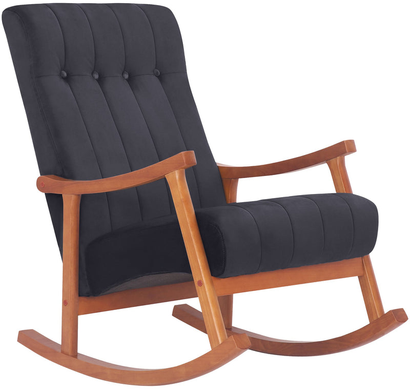 Saltillo velvet rocking chair