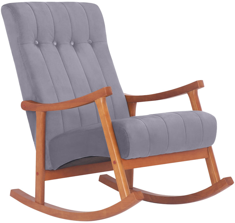 Saltillo velvet rocking chair