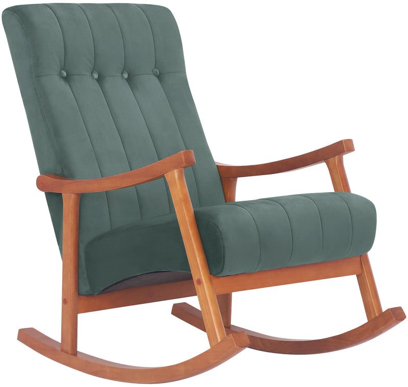 Saltillo velvet rocking chair