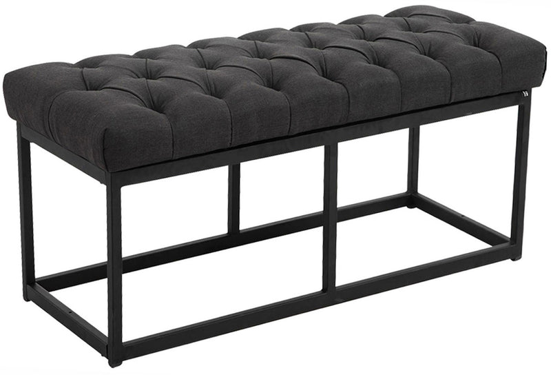 Bench Amun fabric black