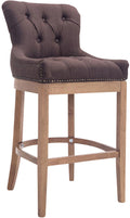 Bar stool Lakewood fabric, antique light