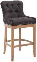 Bar stool Lakewood fabric, antique light