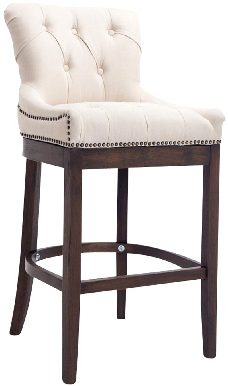 Barhocker Lakewood Stoff, Antik-dunkel