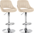 Set of 2 bar stools Milet imitation leather