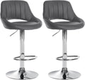 Set of 2 bar stools Milet imitation leather