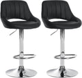 Set of 2 bar stools Milet imitation leather