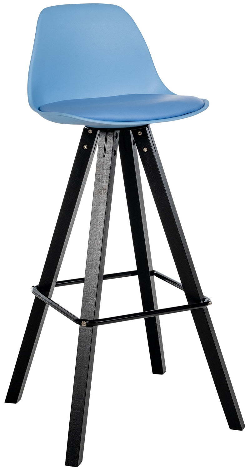 Bar stool Corbin faux leather Square