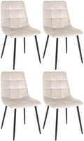 Set of 4 Tilde dining chairs