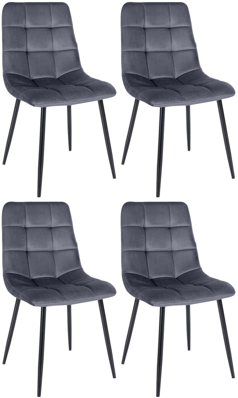 Set van 4 Tilde eetkamerstoelen