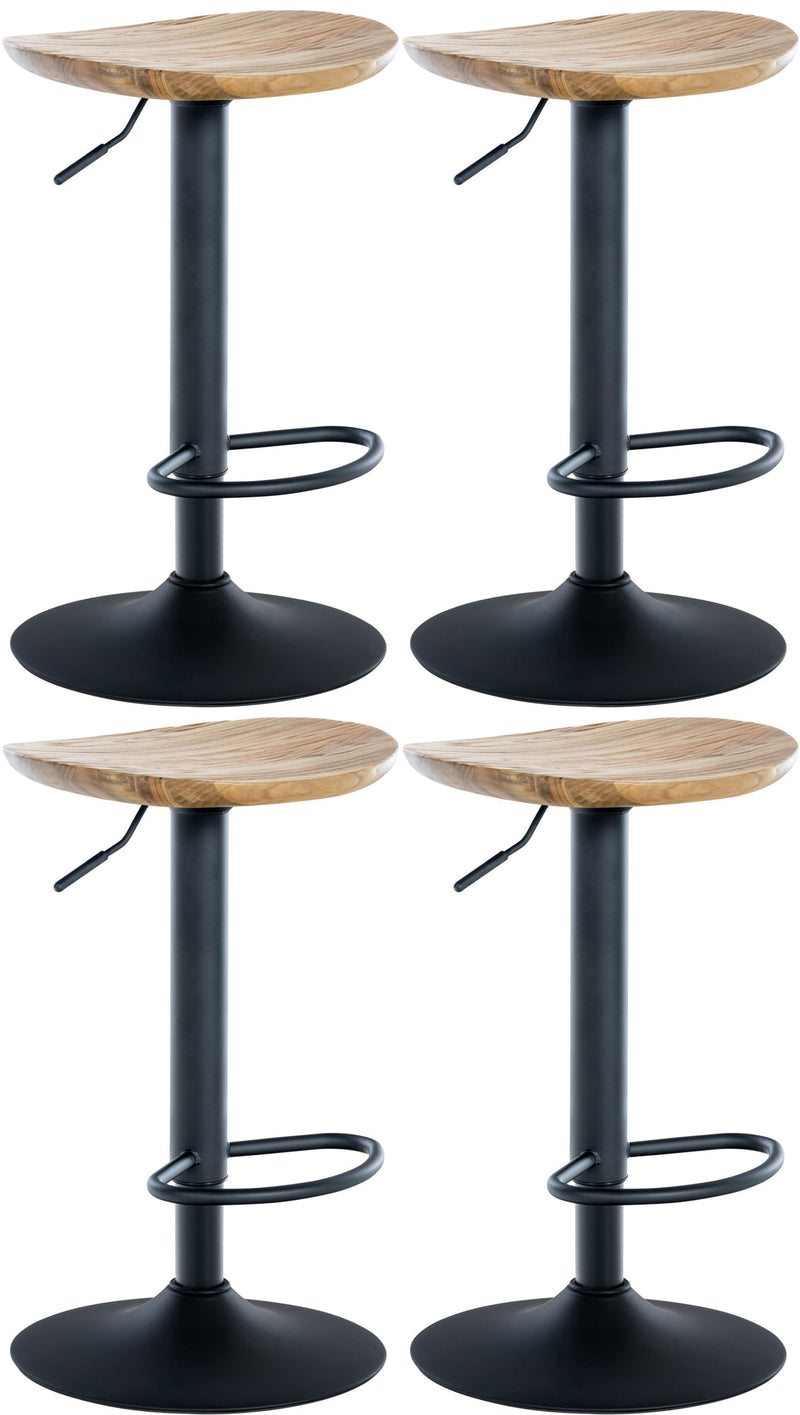 Set of 4 bar stools Skelde