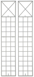 Set of 2 Trigo trellises