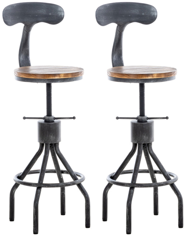 Set of 2 Hanam bar stools