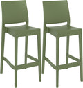 Set of 2 bar stools Maya plastic