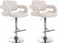 Set of 2 bar stools Dublin fabric