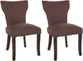 Set of 2 dining chairs Zadar fabric