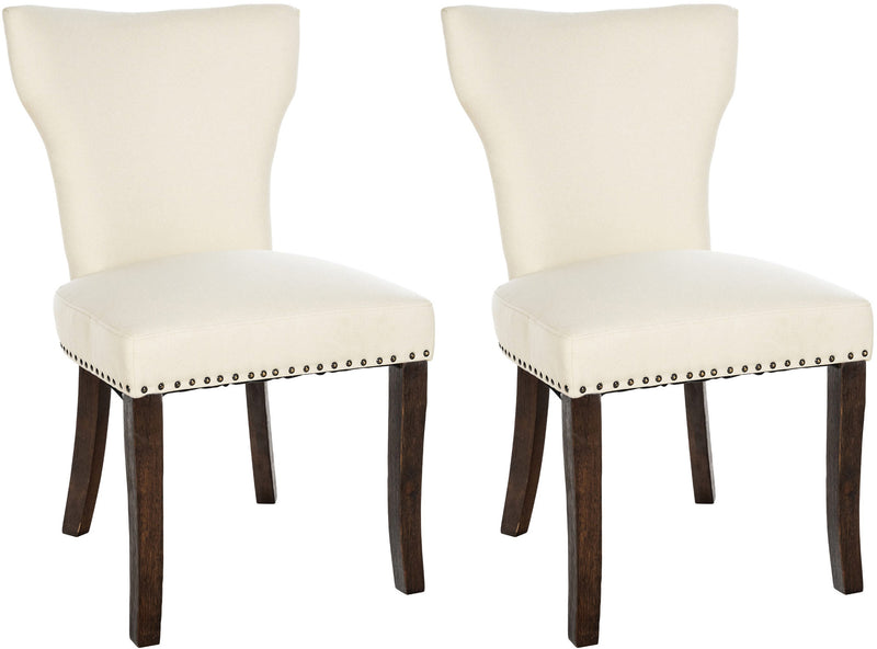 Set of 2 dining chairs Zadar fabric