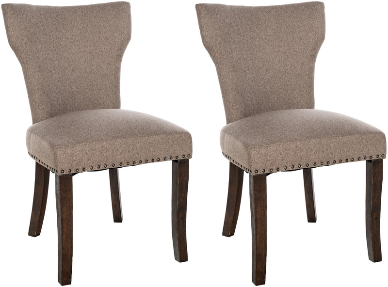 Set of 2 dining chairs Zadar fabric