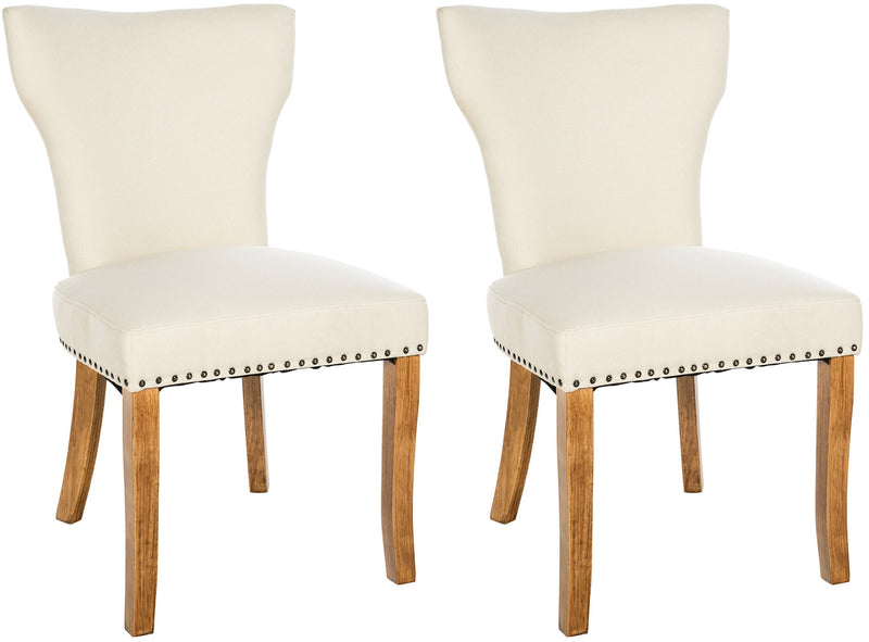 Set of 2 dining chairs Zadar fabric