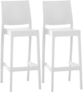 Set of 2 bar stools Maya plastic