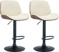 Set of 2 bar stools Nova imitation leather