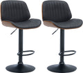 Set of 2 bar stools Nova imitation leather