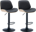 Set of 2 bar stools Nova imitation leather